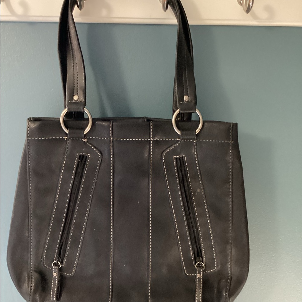 Nine & Co. Dark Brown Leather Handbag